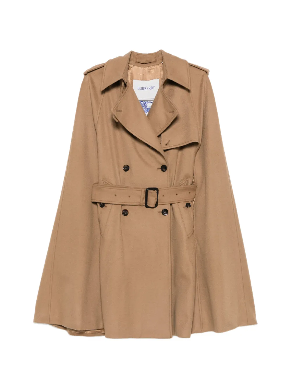 Burberry belted cape - Nude