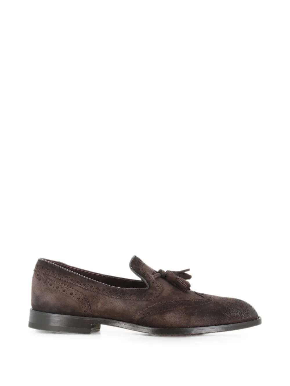 Alexander Hotto Tassel Brogue Loafers In Brown