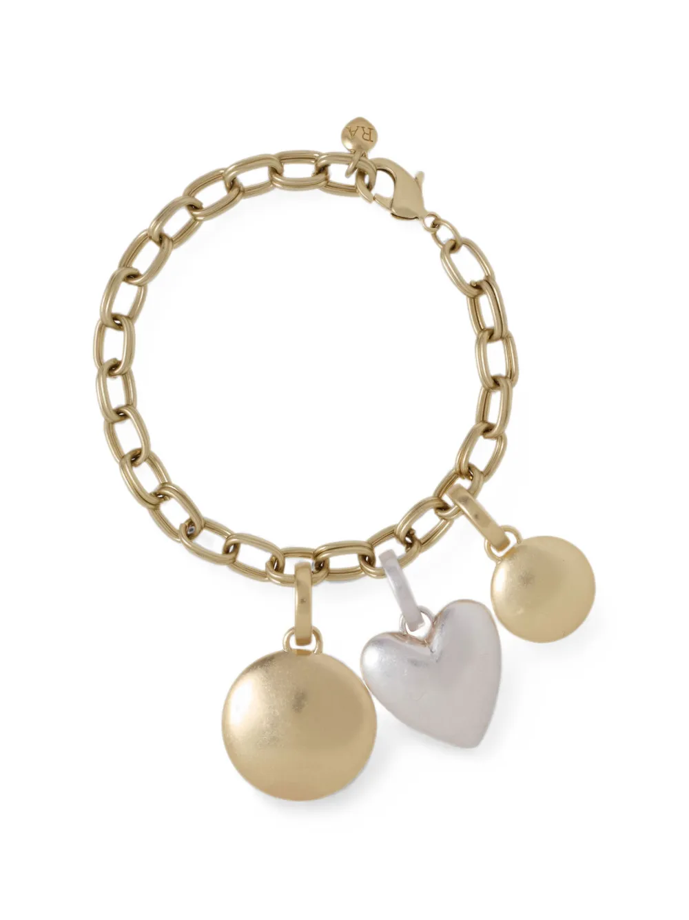 Roxanne Assoulin Token multi-charm pendant bracelet - Oro
