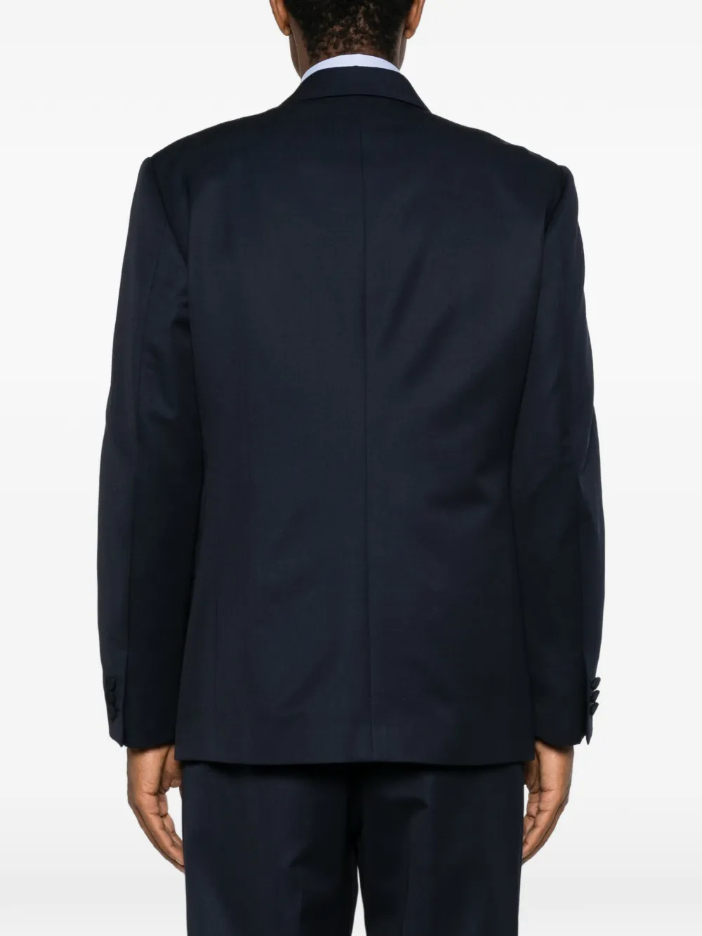 Lardini Jack met puntige revers en dubbele rij knopen Blauw
