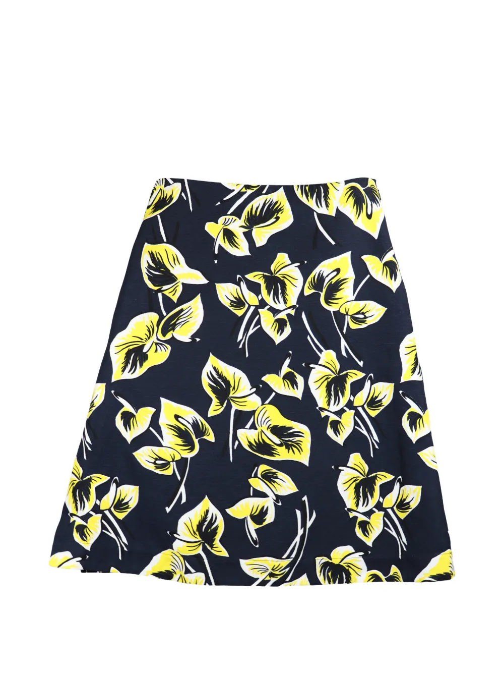 Marni Pre-Owned flower-print mini skirt - Blau