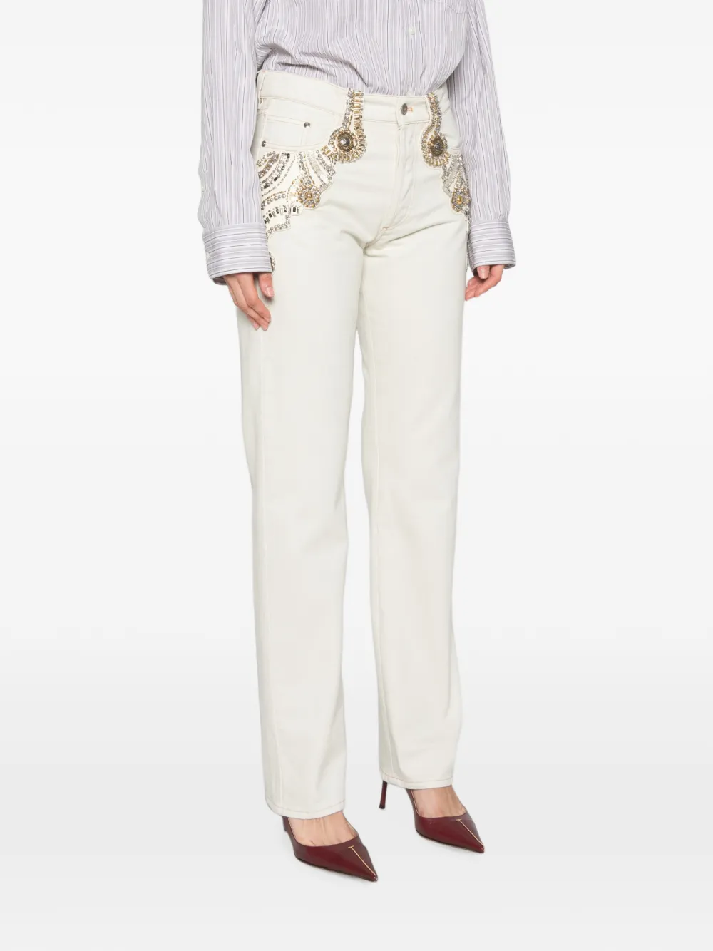 Versace Jeans met Medusa-patch Blauw