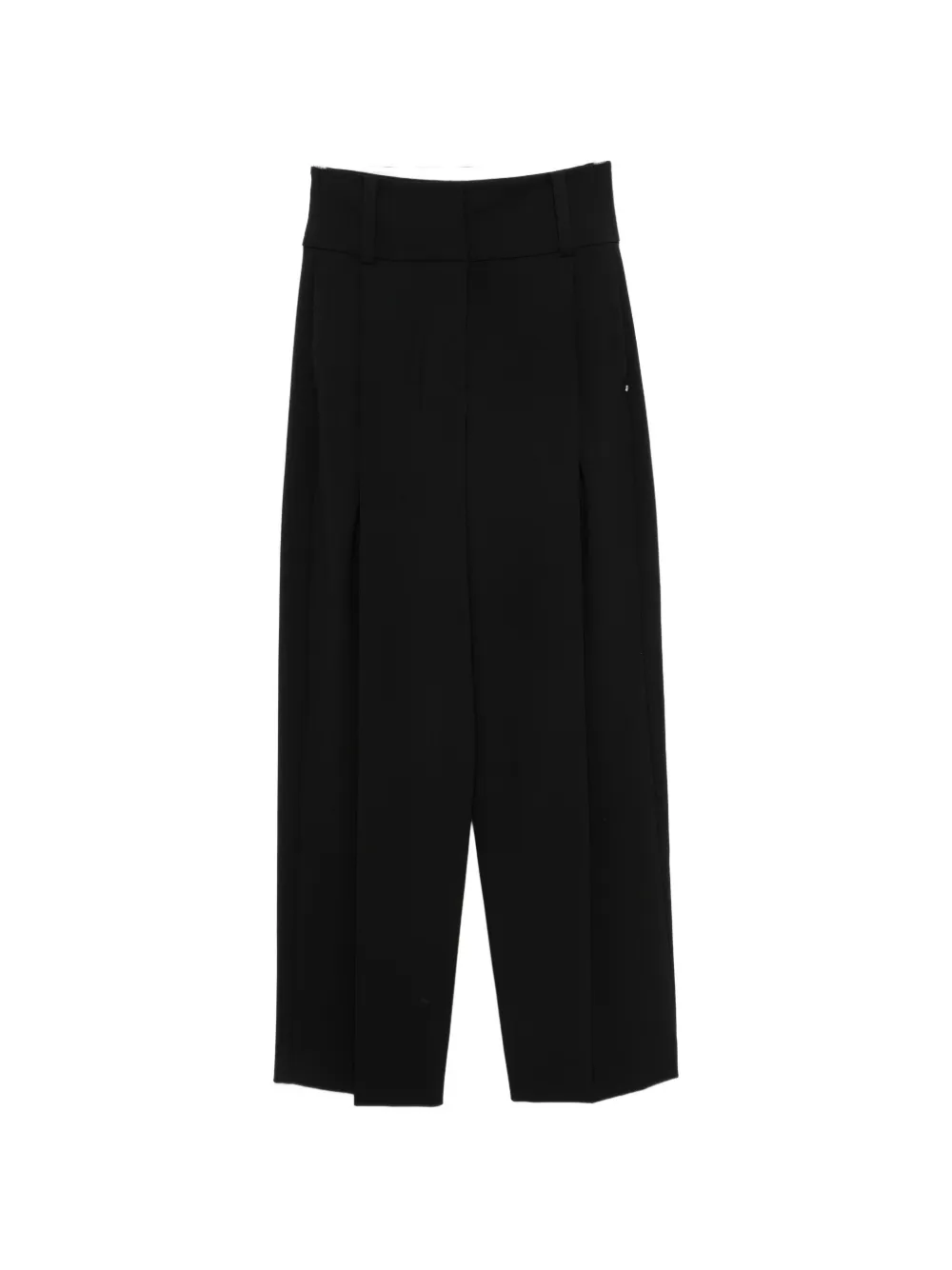 Sportmax pleated wide-leg trousers - Schwarz