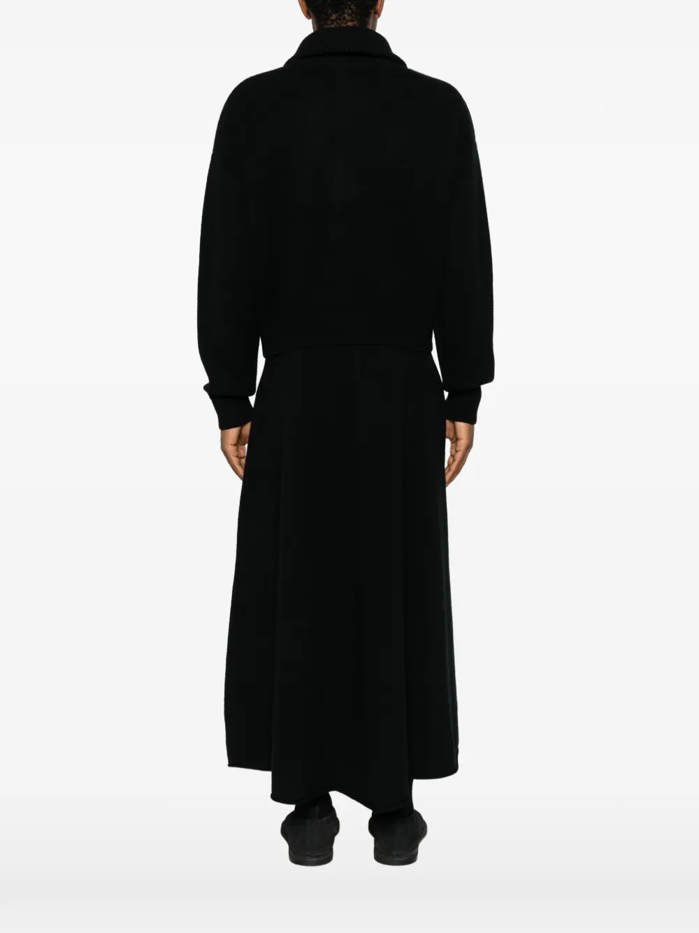 extreme cashmere Clement vest met knopen Zwart