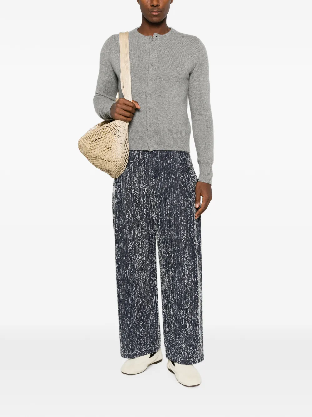 extreme cashmere Little Lamb vest Grijs