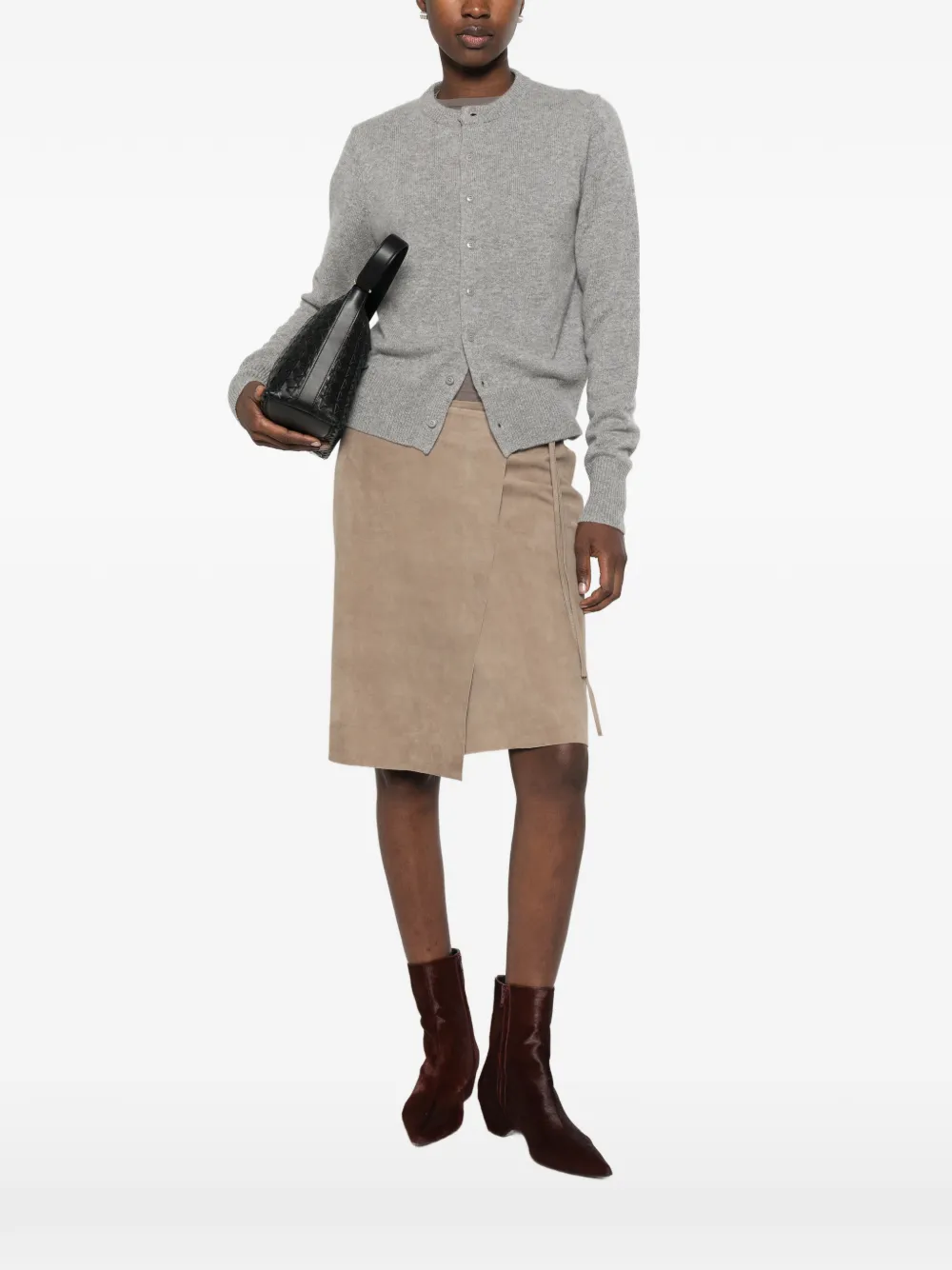 extreme cashmere Little Lamb vest Grijs