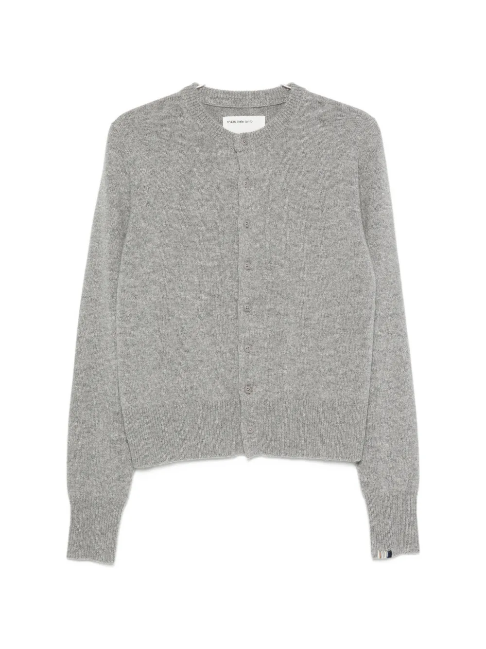 extreme cashmere Little Lamb cardigan - Grigio