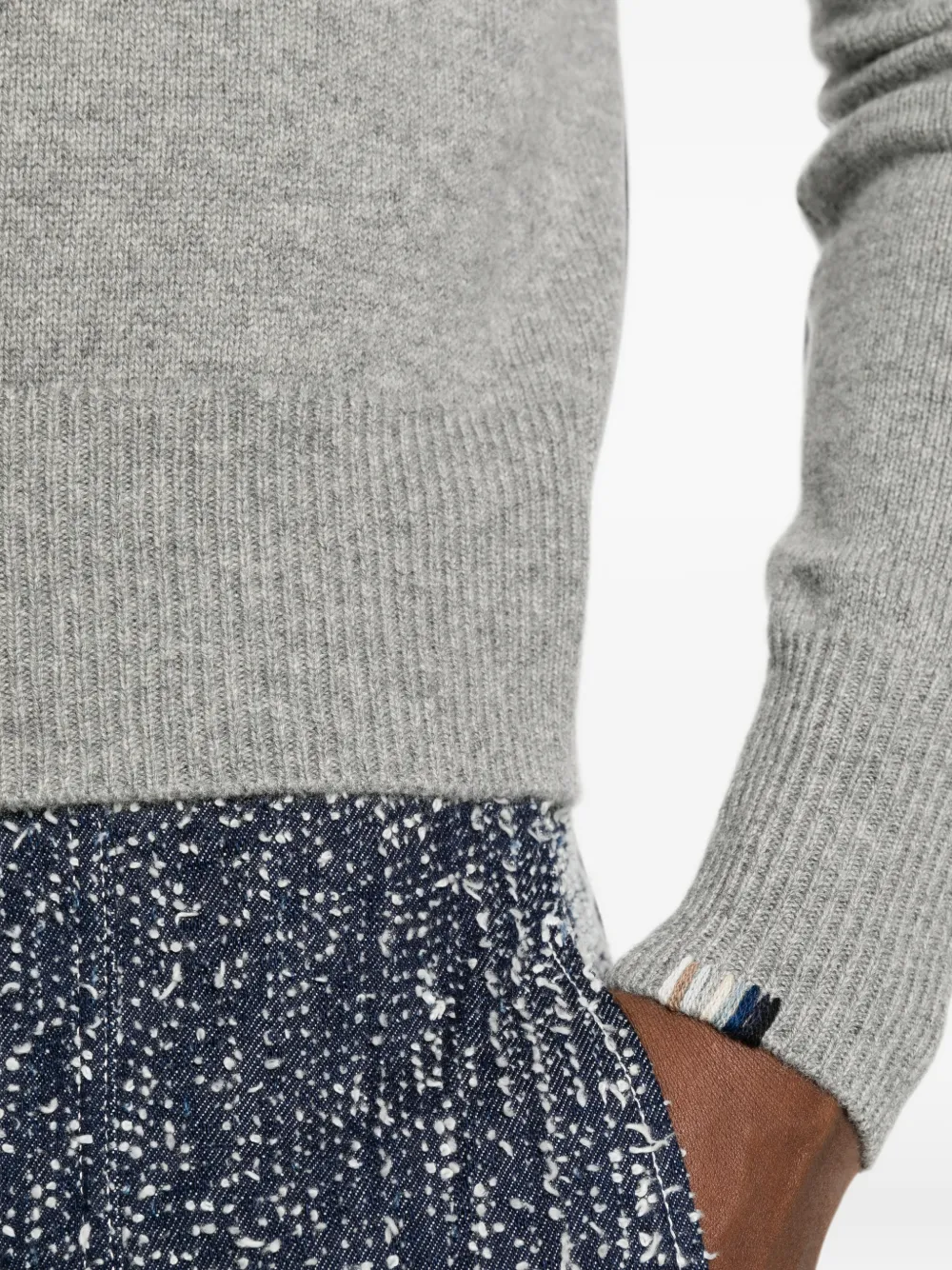 extreme cashmere Little Lamb vest Grijs
