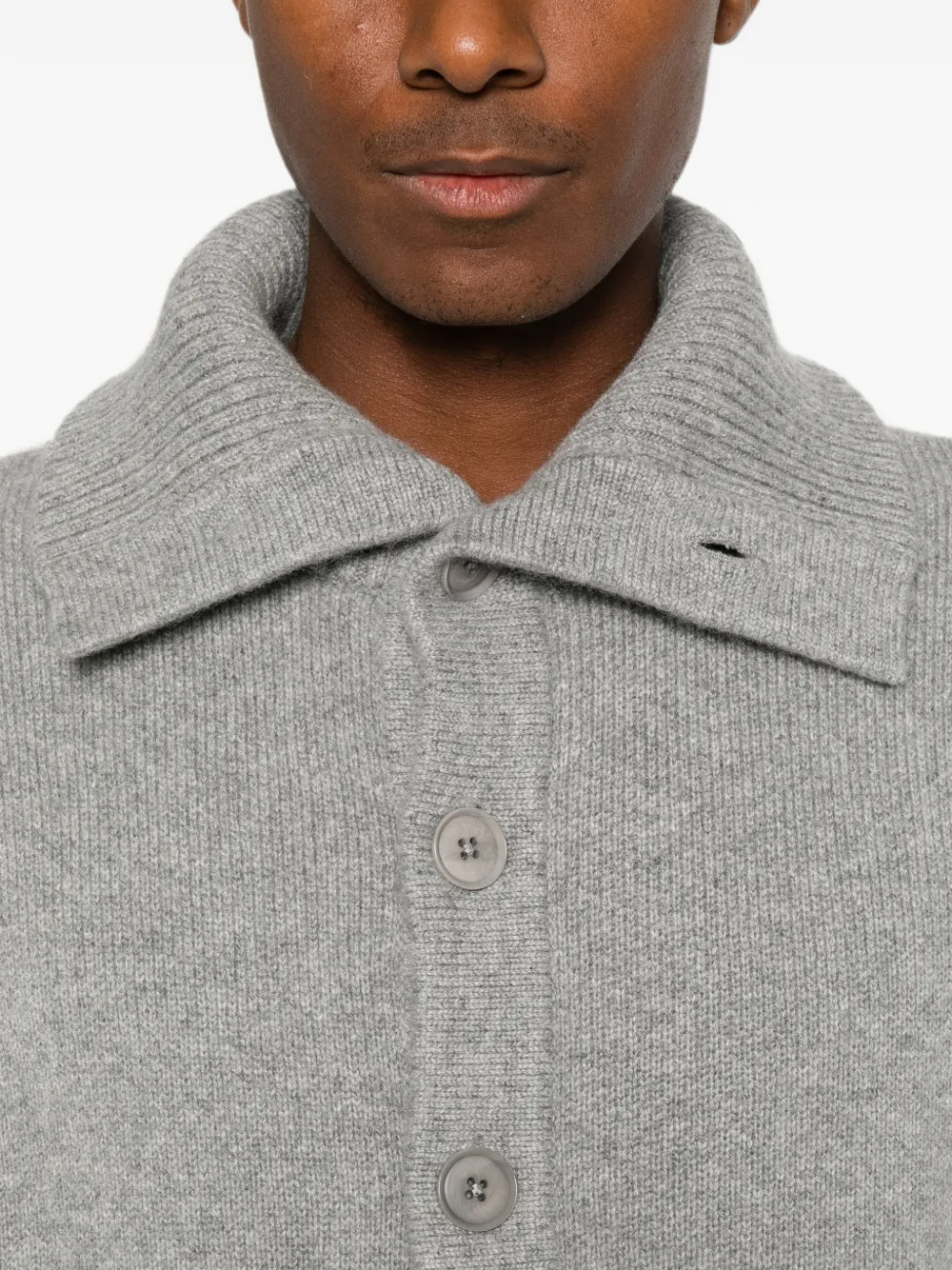 extreme cashmere Clement vest met knopen Grijs