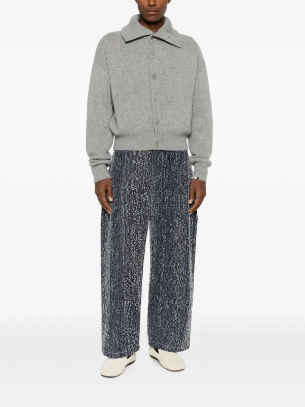 Extreme Cashmere Clement spread-collar Cardigan | Grey | FARFETCH
