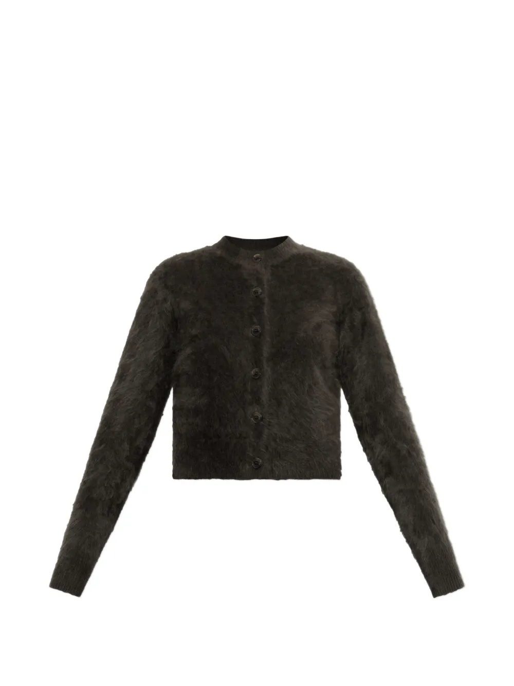Lisa Yang Azalea brushed-finish cardigan - Verde