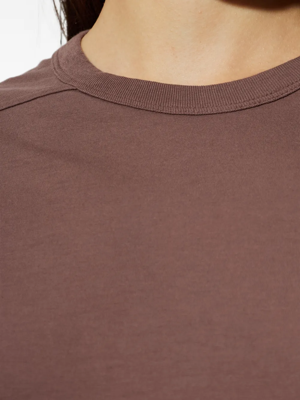Rick Owens T-shirt met ronde hals Bruin