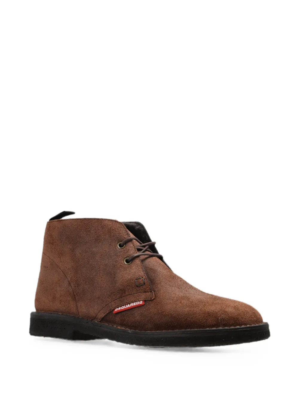 DSQUARED2 suede ankle boots Bruin