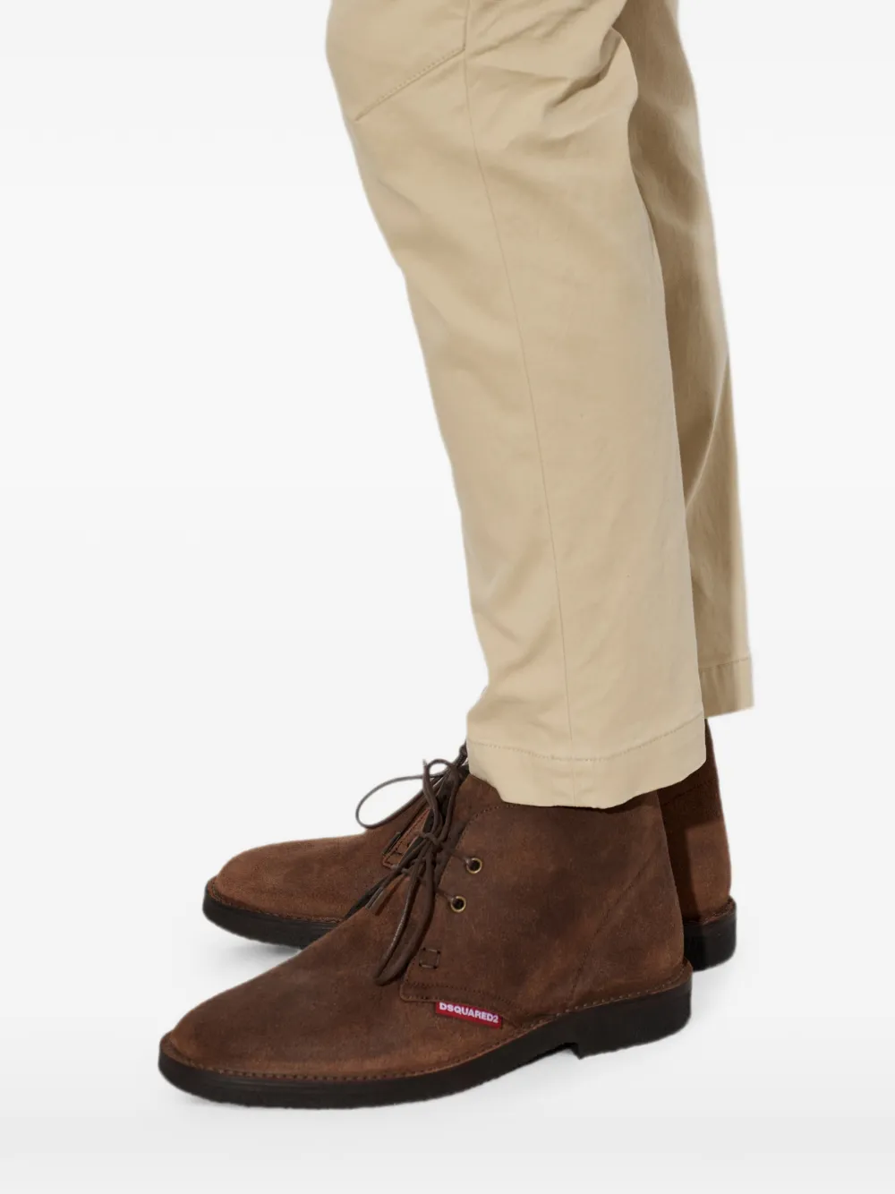 DSQUARED2 suede ankle boots Bruin