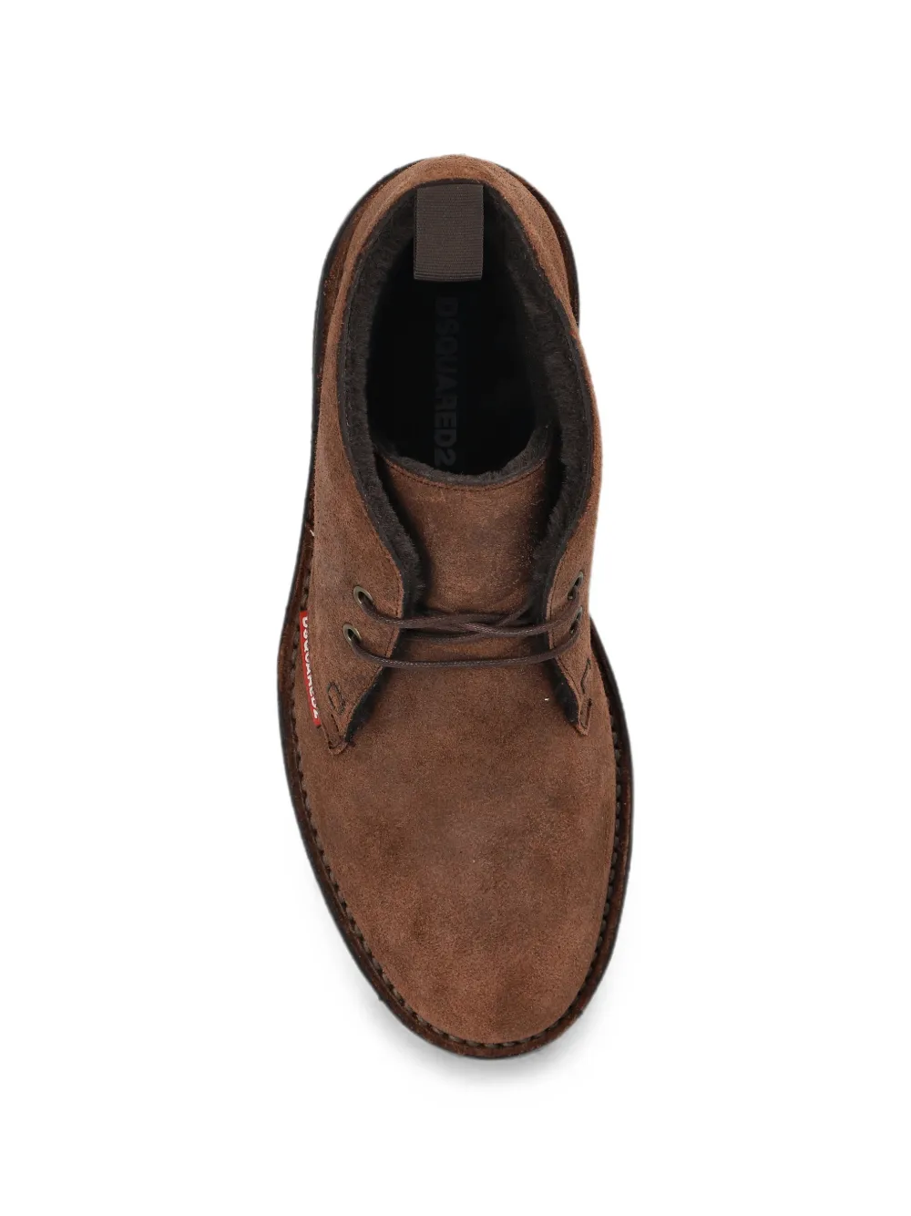 DSQUARED2 suede ankle boots Bruin