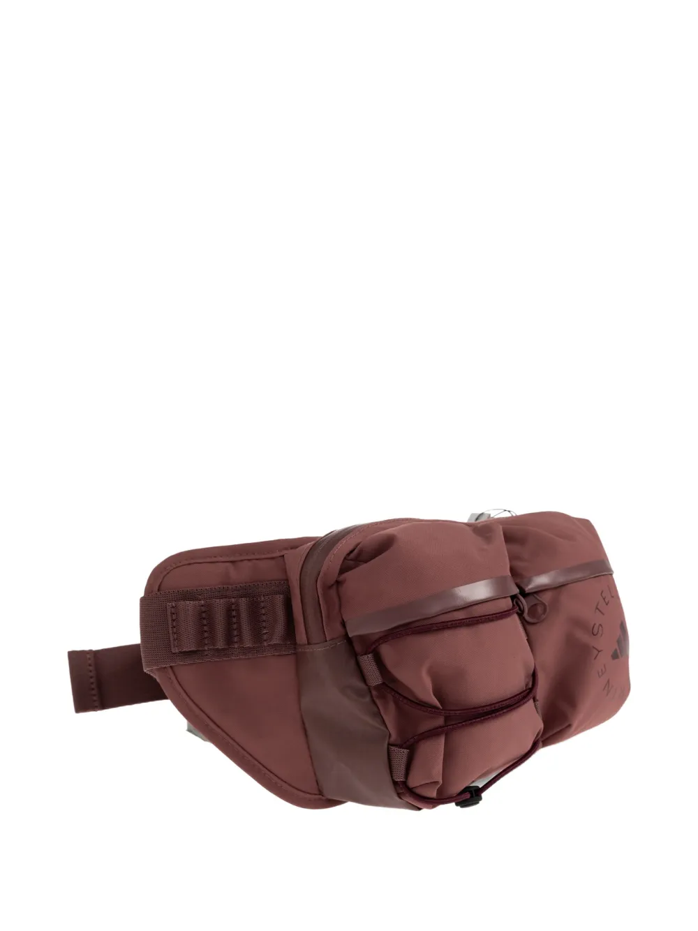 adidas by Stella McCartney Fanny Pack heuptas met bungee-koord en logoprint Rood