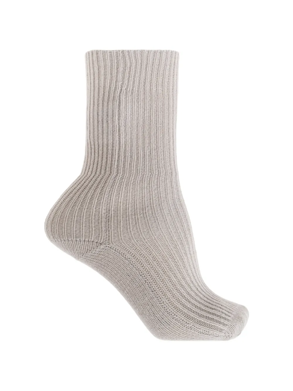Lisa Yang ribbed cashmere socks - Toni neutri