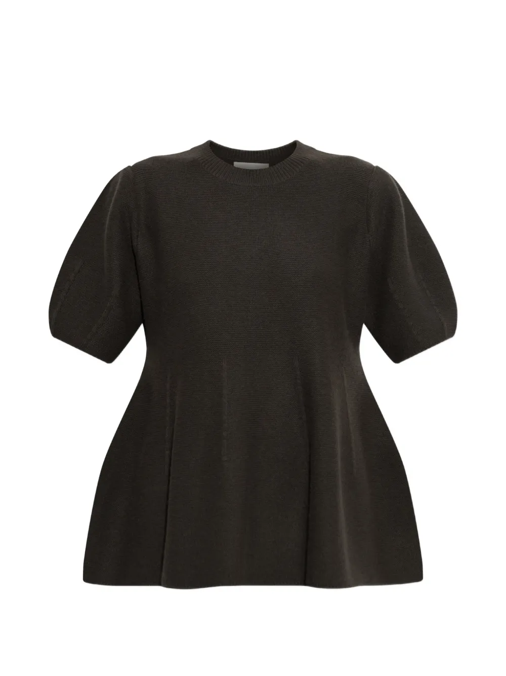 Lisa Yang Mella peplum sweater - Grün