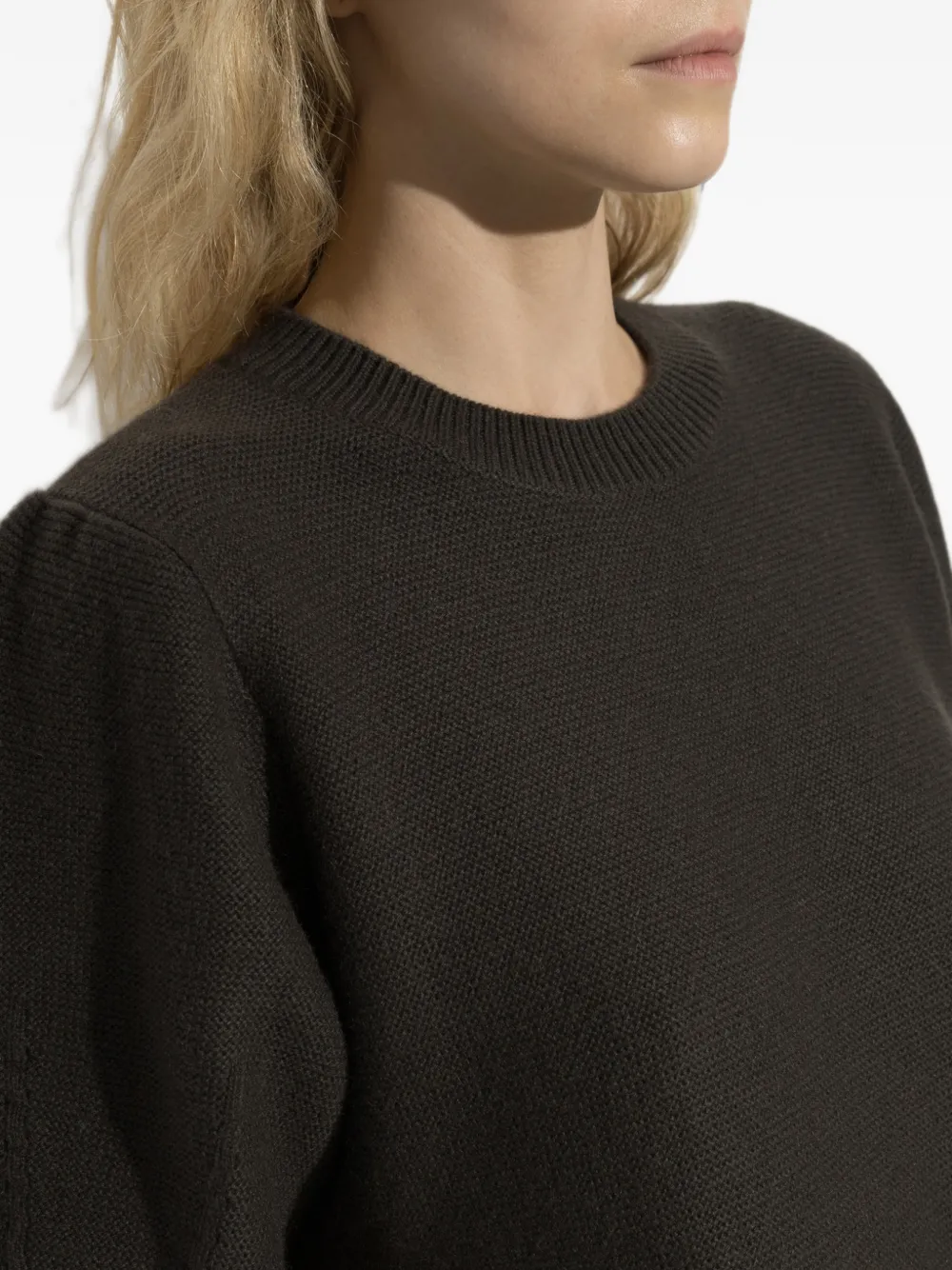 Lisa Yang Mella peplum trui Groen