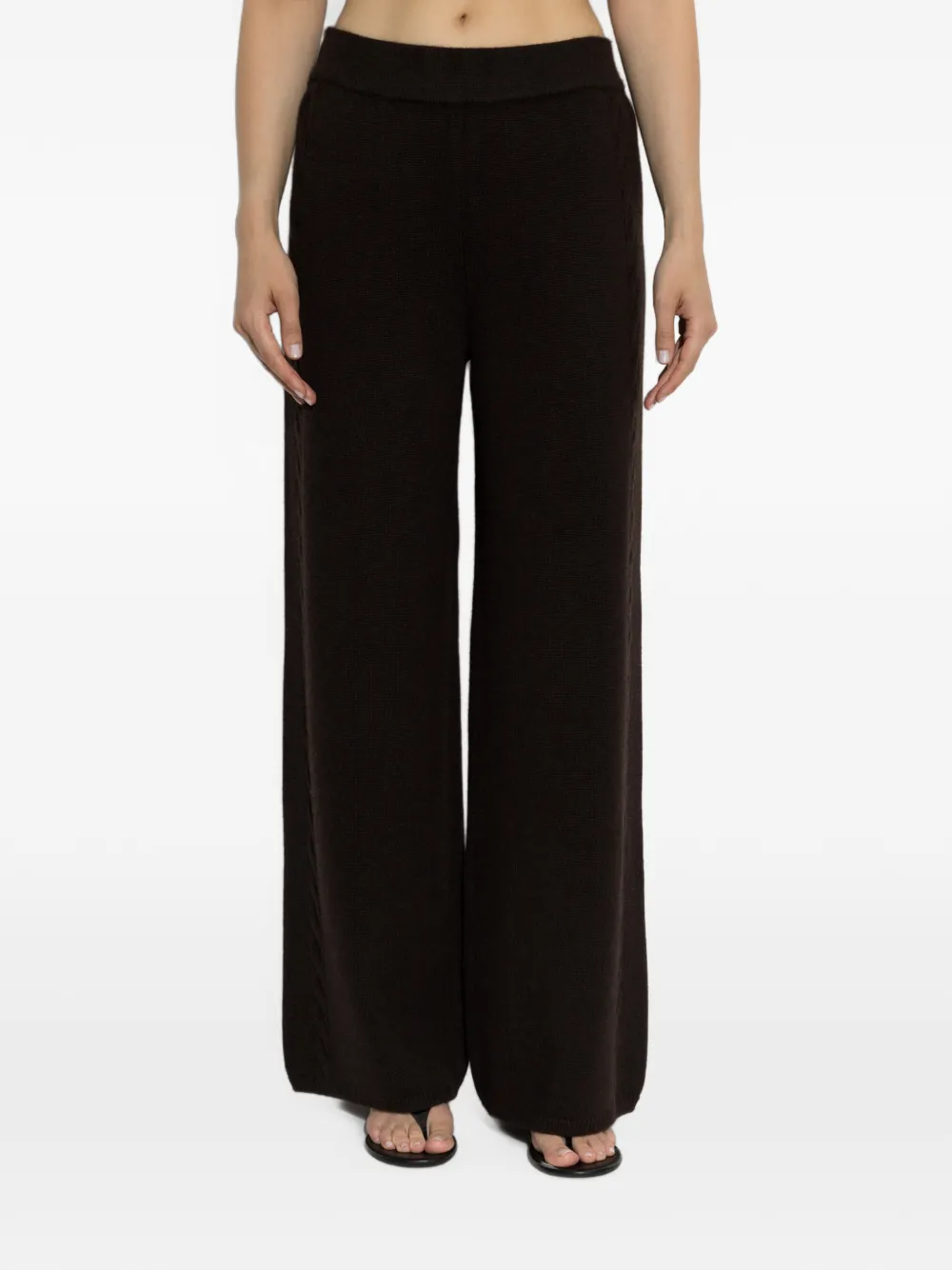 Lisa Yang Olanda straight broek Bruin