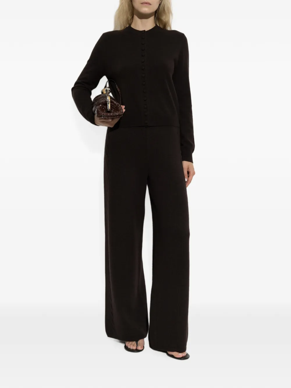 Lisa Yang Olanda straight broek Bruin