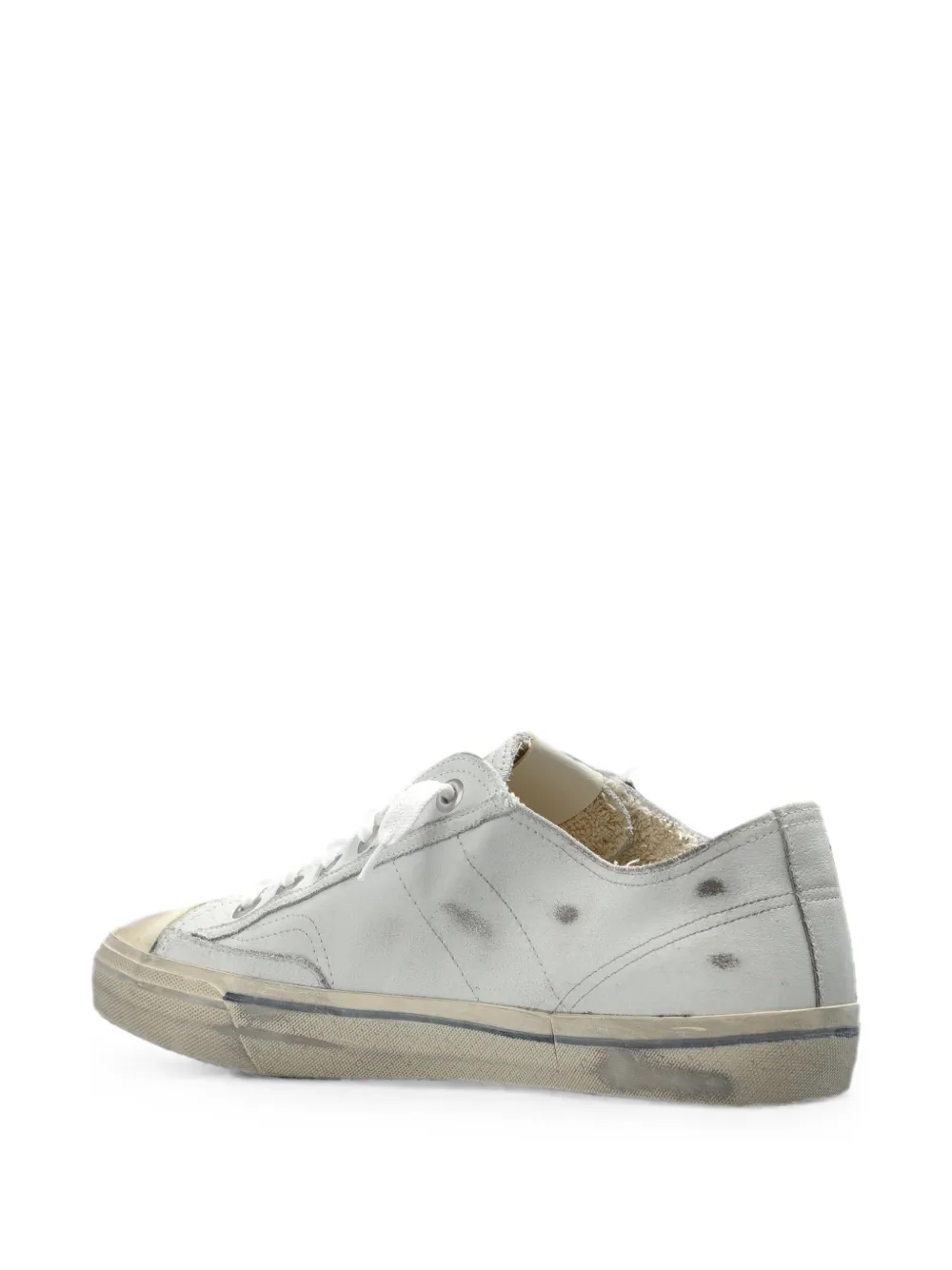Golden Goose V-Star leren sneakers Wit