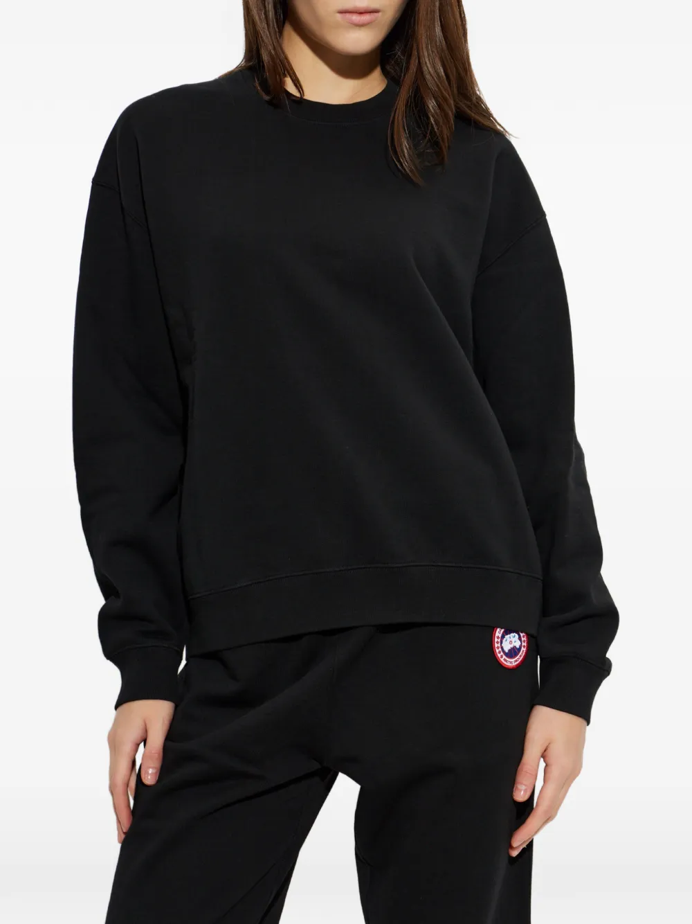 Canada Goose Wander sweater met logopatch Zwart