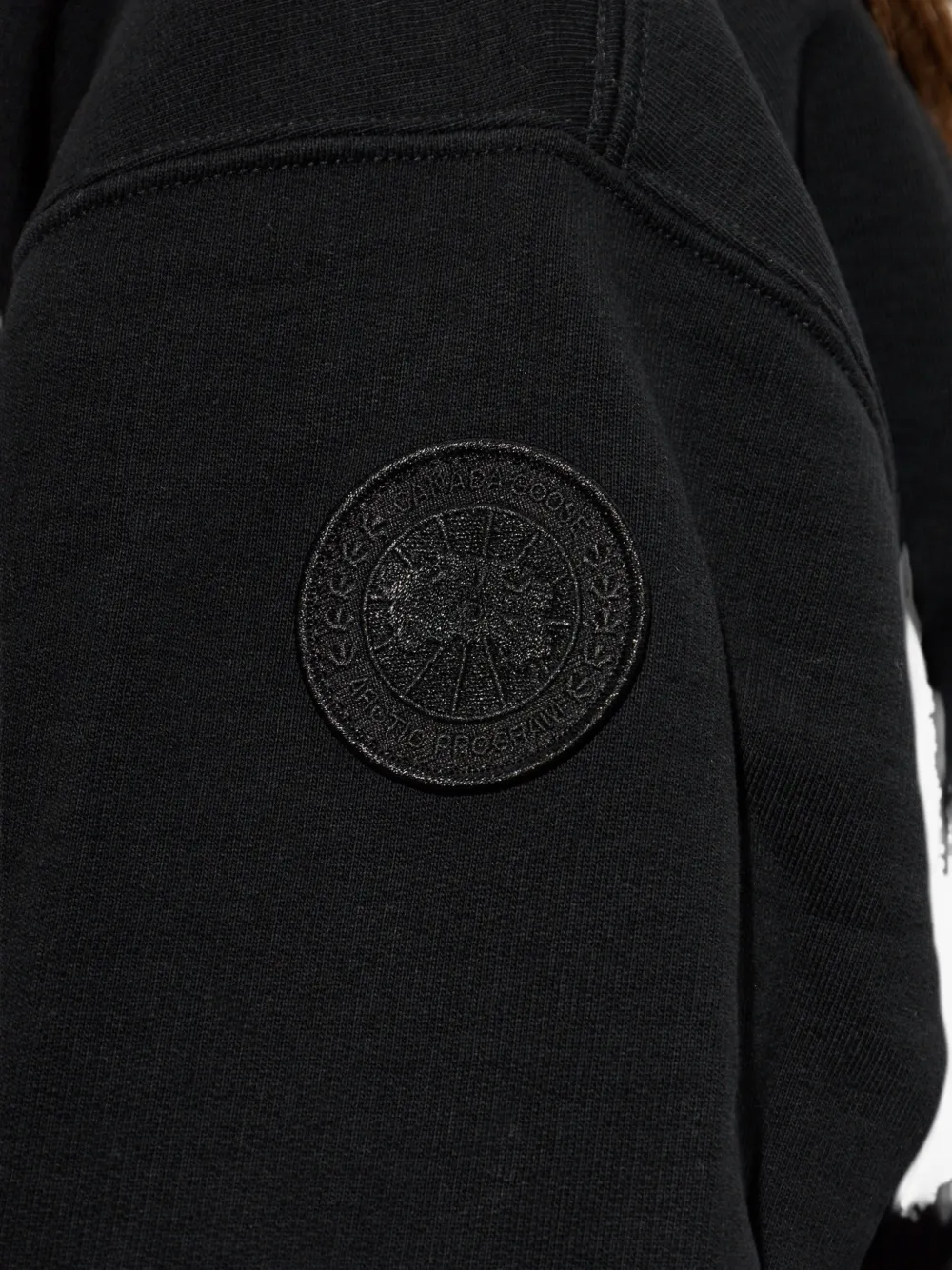 Canada Goose Wander sweater met logopatch Zwart