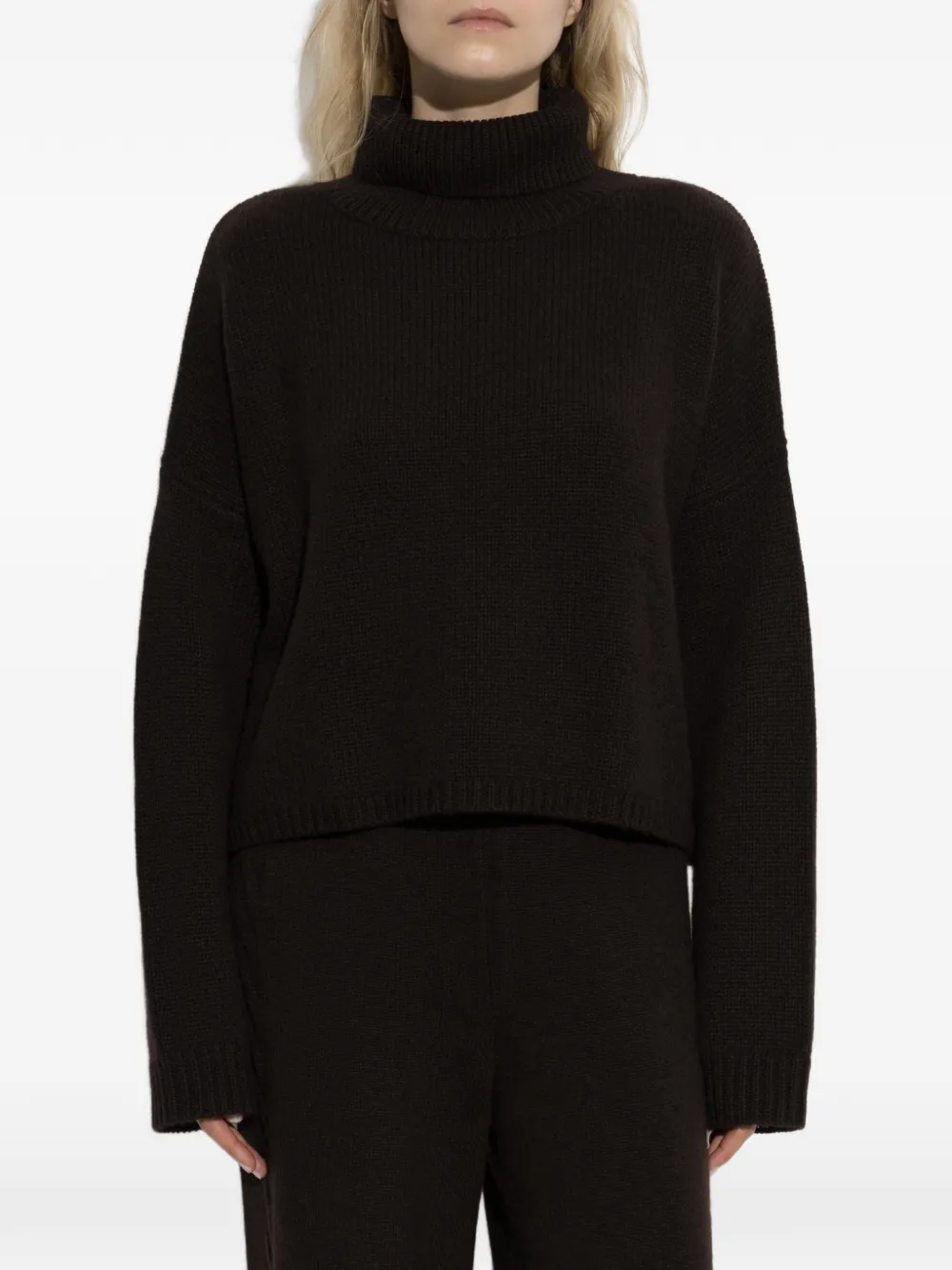 Lisa Yang Zerlina turtleneck sweater - Marrone