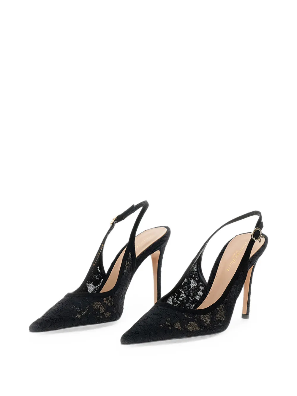 Gianvito Rossi Claudia slingback pumps Zwart