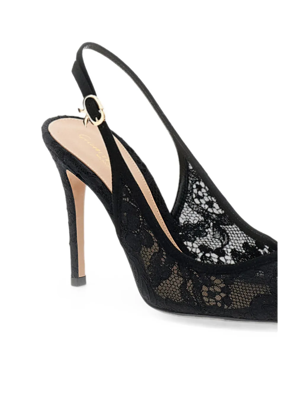 Gianvito Rossi Claudia slingback pumps Zwart