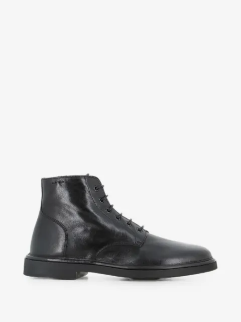 Alexander Hotto Amphibian lace-up leather ankle boots