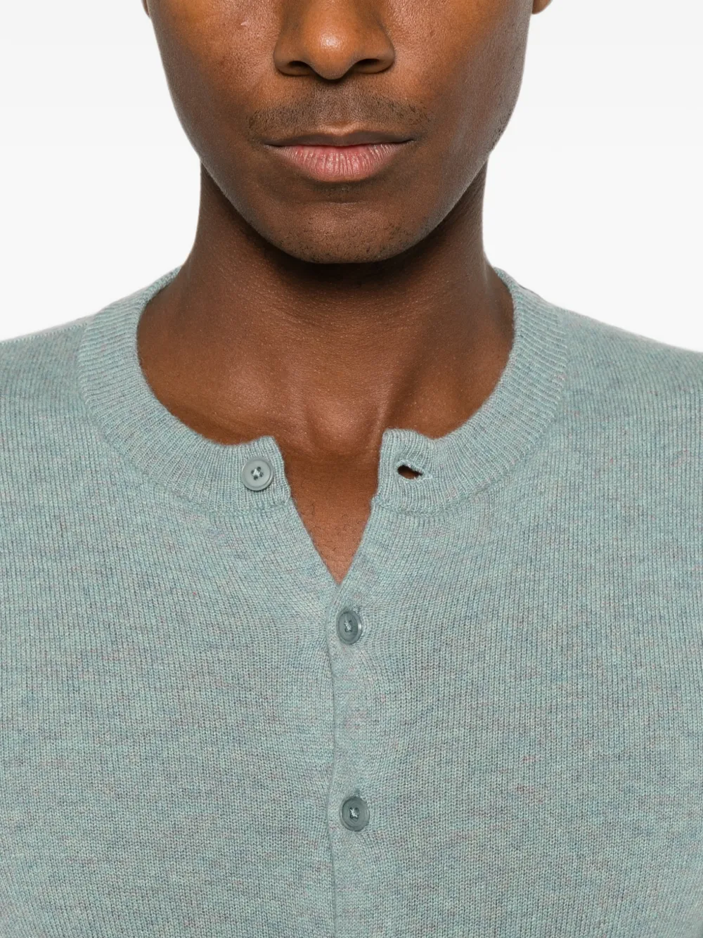 extreme cashmere Little 2 gebreid vest met knopen Blauw