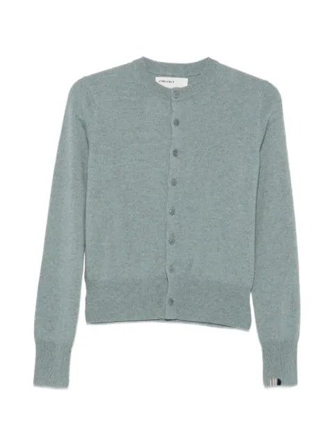 extreme cashmere Little 2 button-up knitted cardigan
