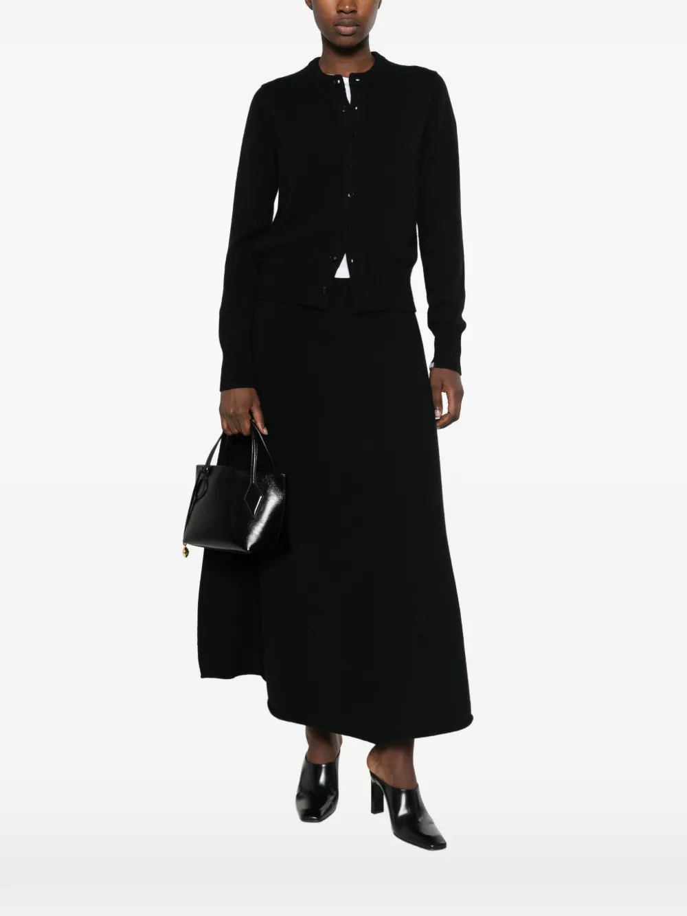 extreme cashmere Little Lamb vest Zwart