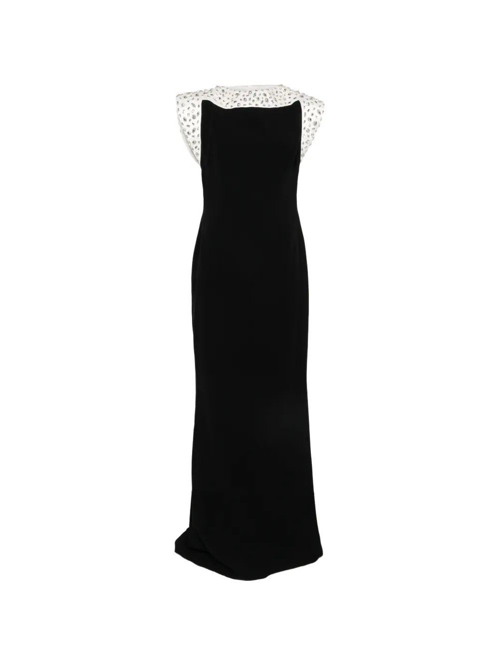 JEAN-LOUIS SABAJI crystal-embellished maxi dress