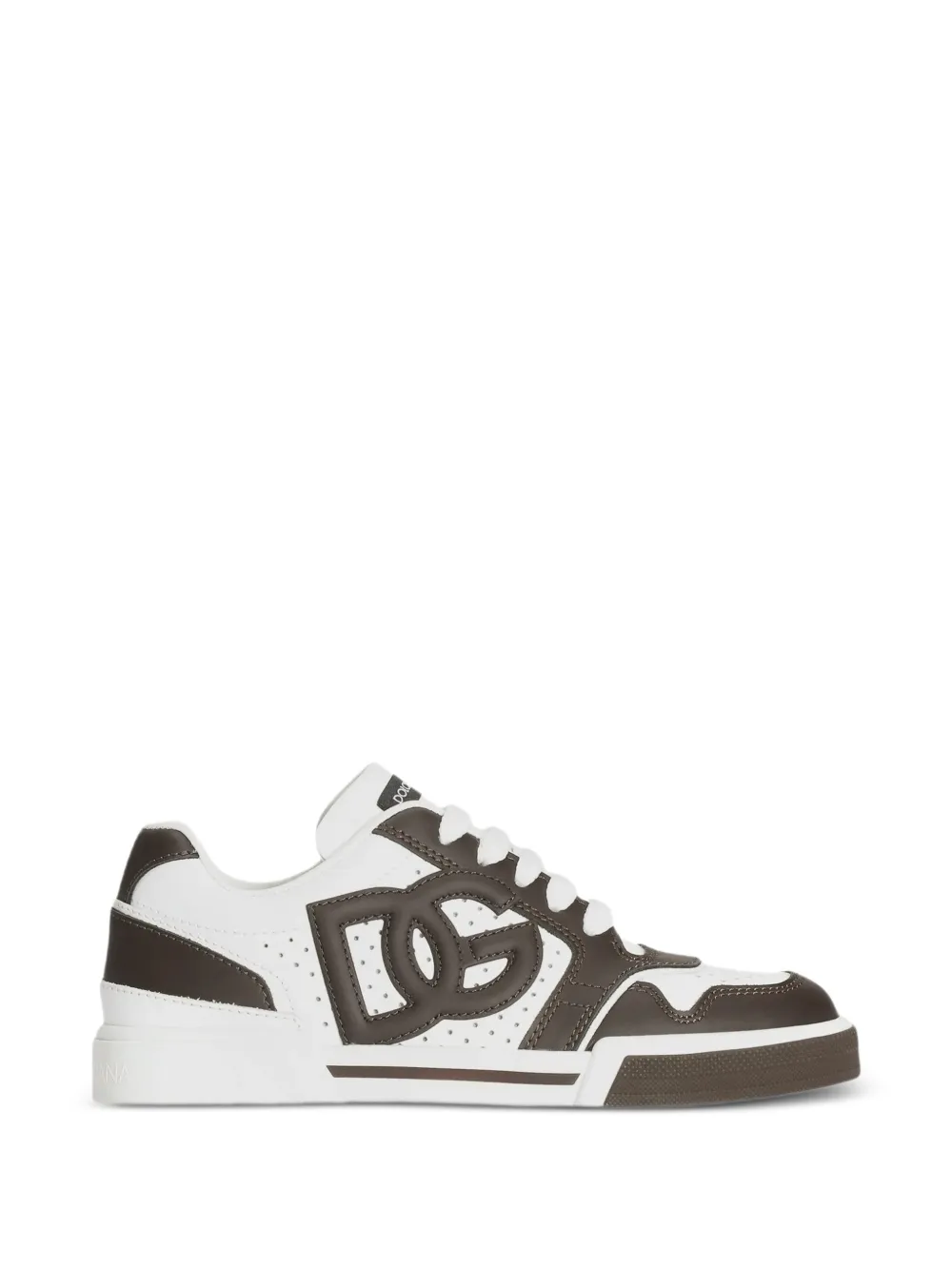 Dolce & Gabbana Kids New Roma sneakers in calfskin Wit