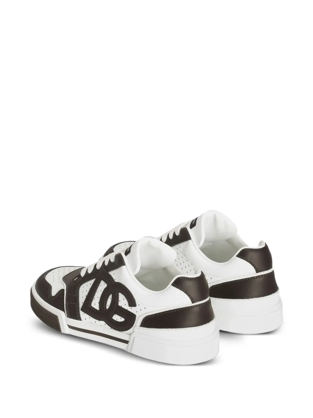 Dolce & Gabbana Kids New Roma sneakers in calfskin Wit