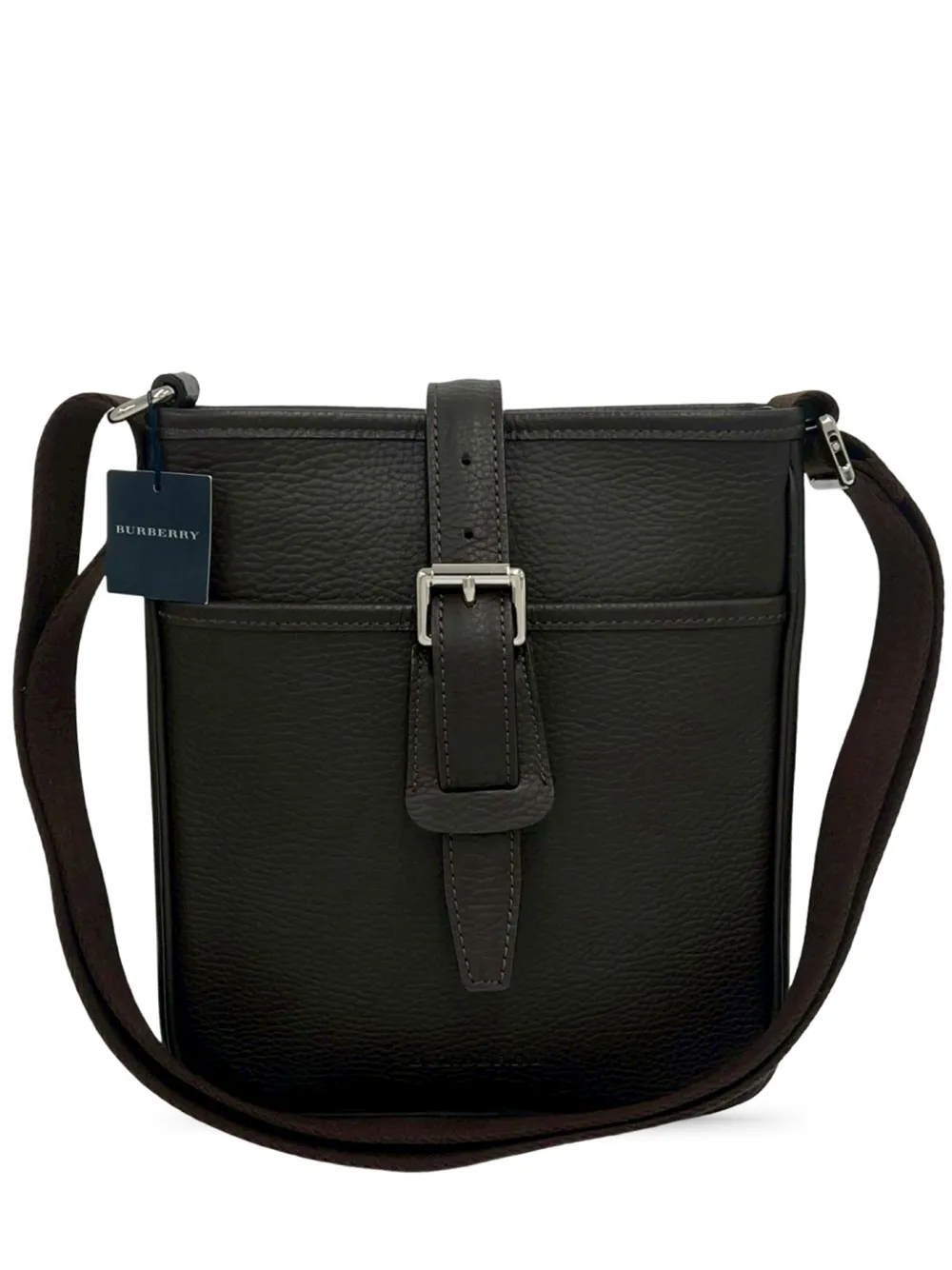 Burberry Pre-Owned 2000-2010 Leather crossbody bag - Braun