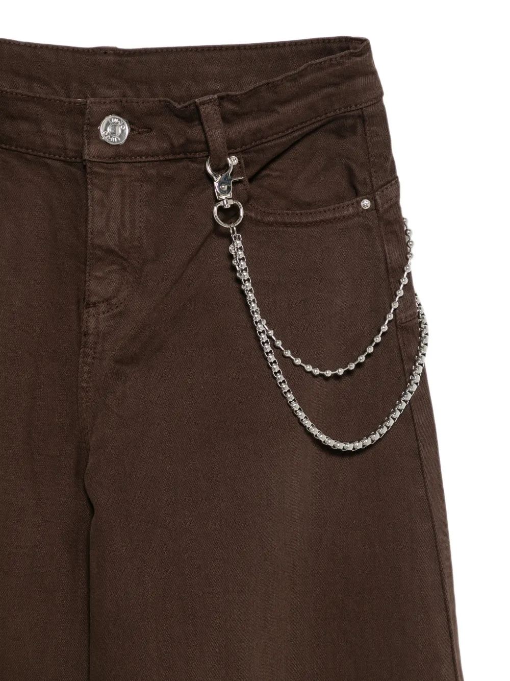 Liu Jo Kids Broek met schakelketting Bruin