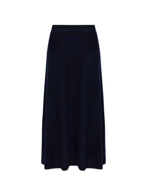 Lisa Yang Torie Cashmere Maxi Skirt in Blue