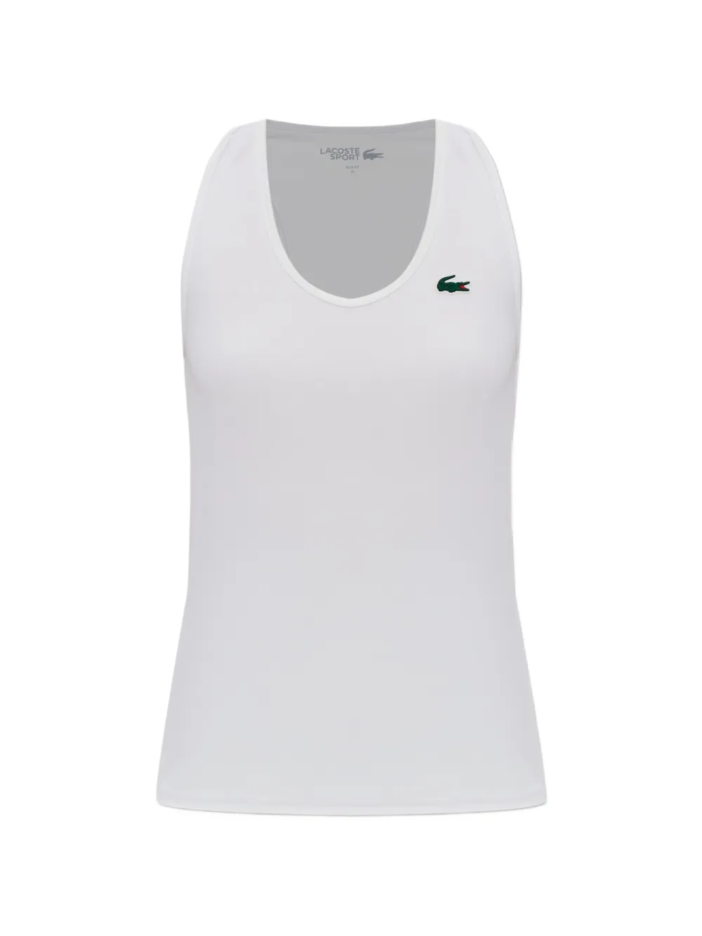 Lacoste sport slim-fit tank top - Bianco