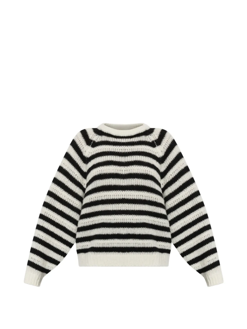Lisa Yang Reni Stripes crew-neck sweater - Bianco