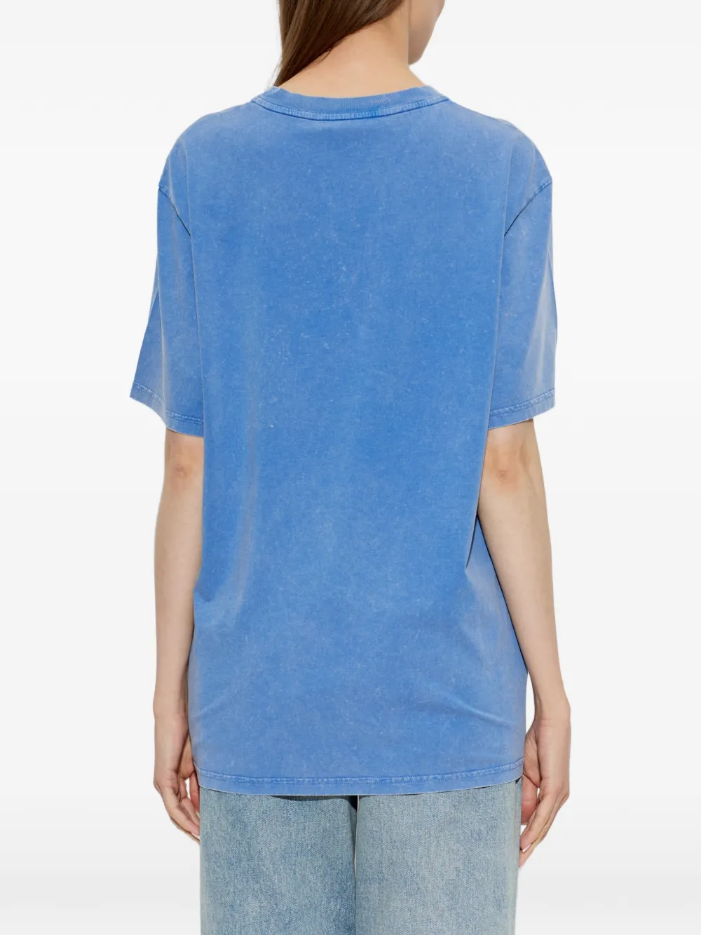 Stella McCartney T-shirt met logoprint Blauw