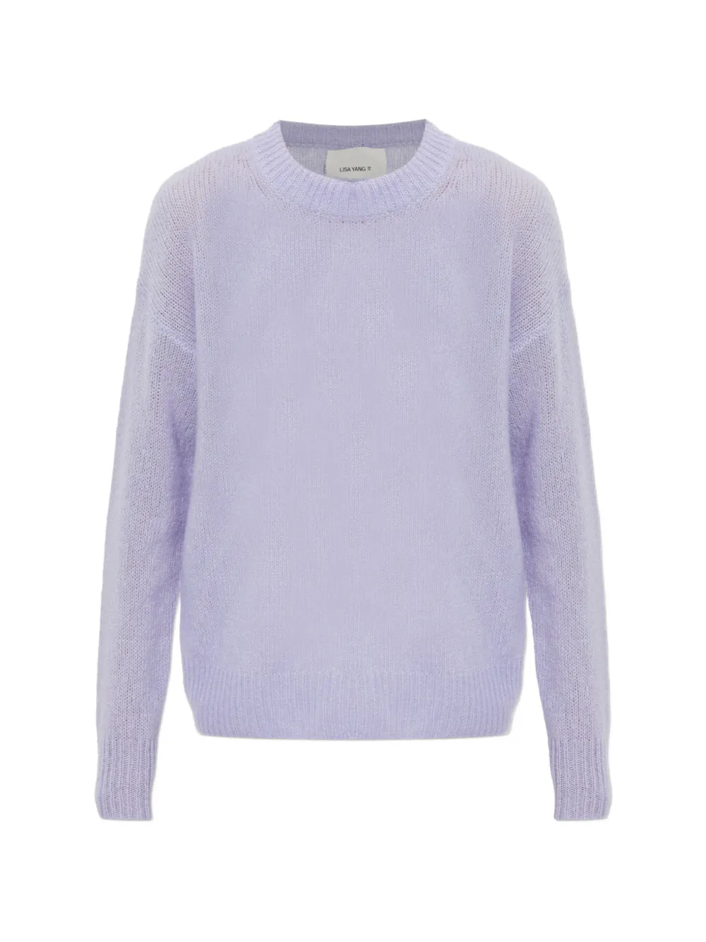 Lisa Yang Lova ribbed-trim sweater - Viola