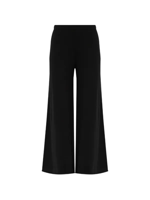 Lisa Yang Ainsley Wide-leg Trousers in Black