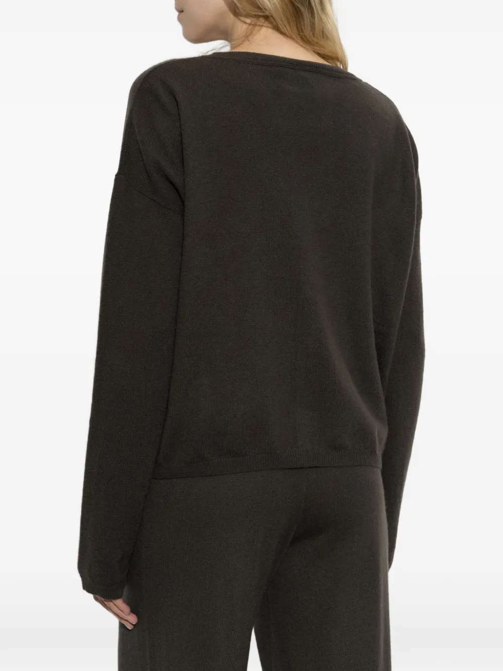Lisa Yang Vest met V-hals Groen