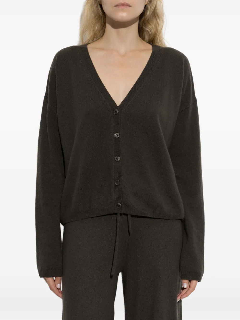 Lisa Yang Vest met V-hals Groen