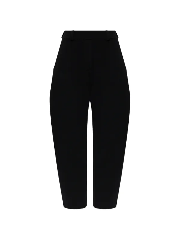 Lisa Yang Wrenda Belt-loops Trousers in Black