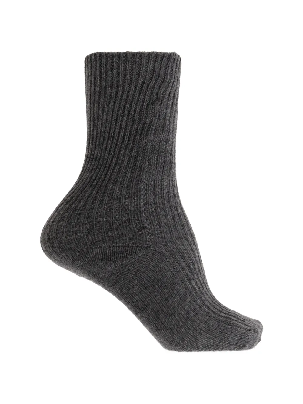 Lisa Yang ribbed-knit cashmere socks - Grigio